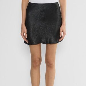 Babaton New Slip Satin Mini Skirt